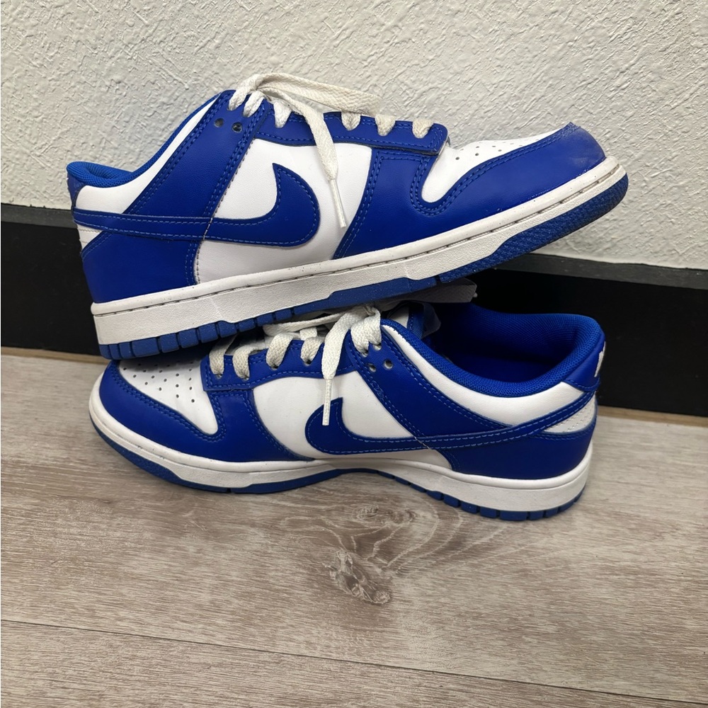 Nike Kids Royal Blue and White Sneakers